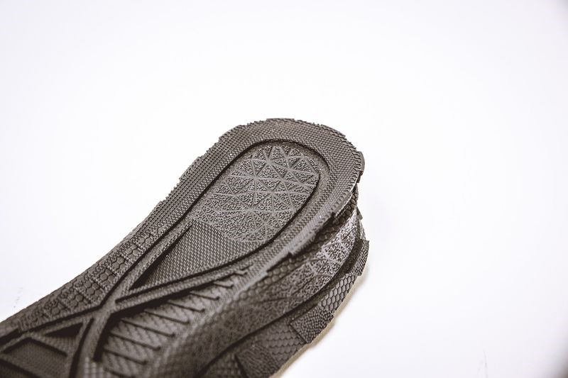 Textured master of a shoe sole, produced by Materialise using Materialise 3-matic