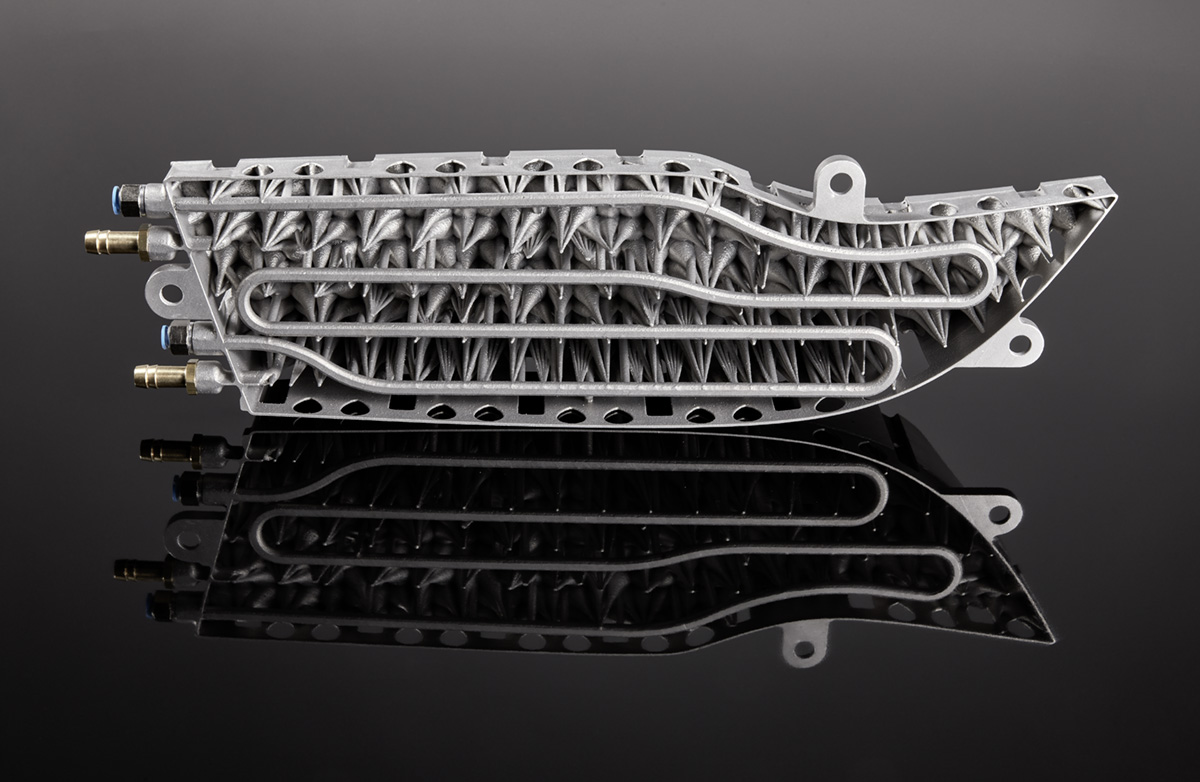 Channels of the 3D-printed lamination tool