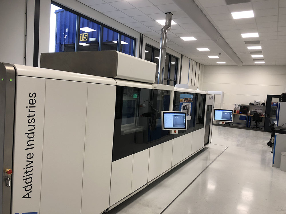 Additive Industries MetalFAB1 3D printer at a K3D facility