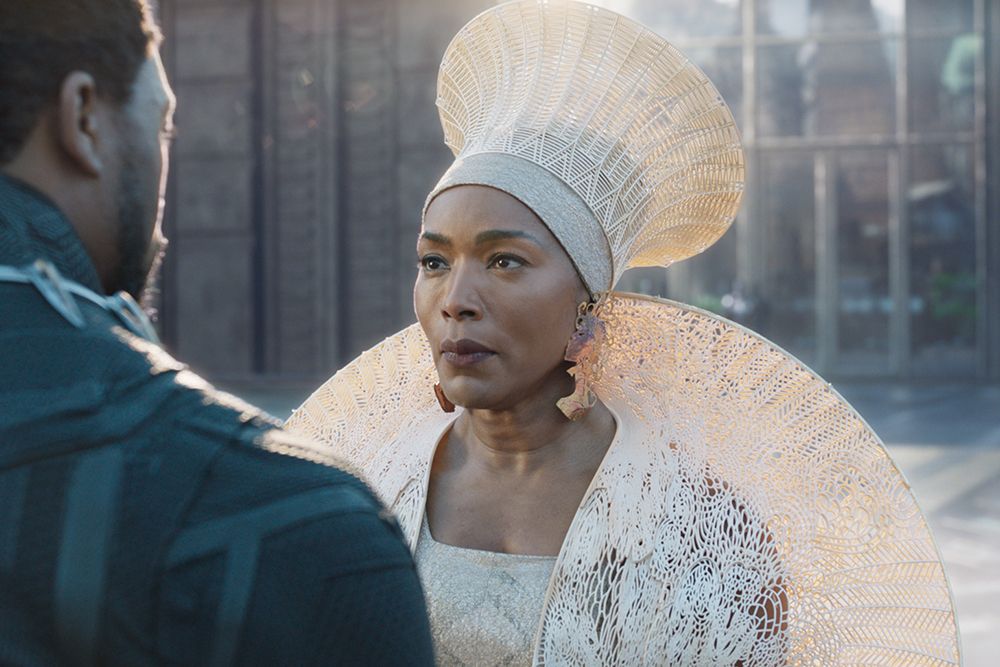 Headdress and mantle (PA-12) featured in the film Black Panther - © Marvel Studios 2018