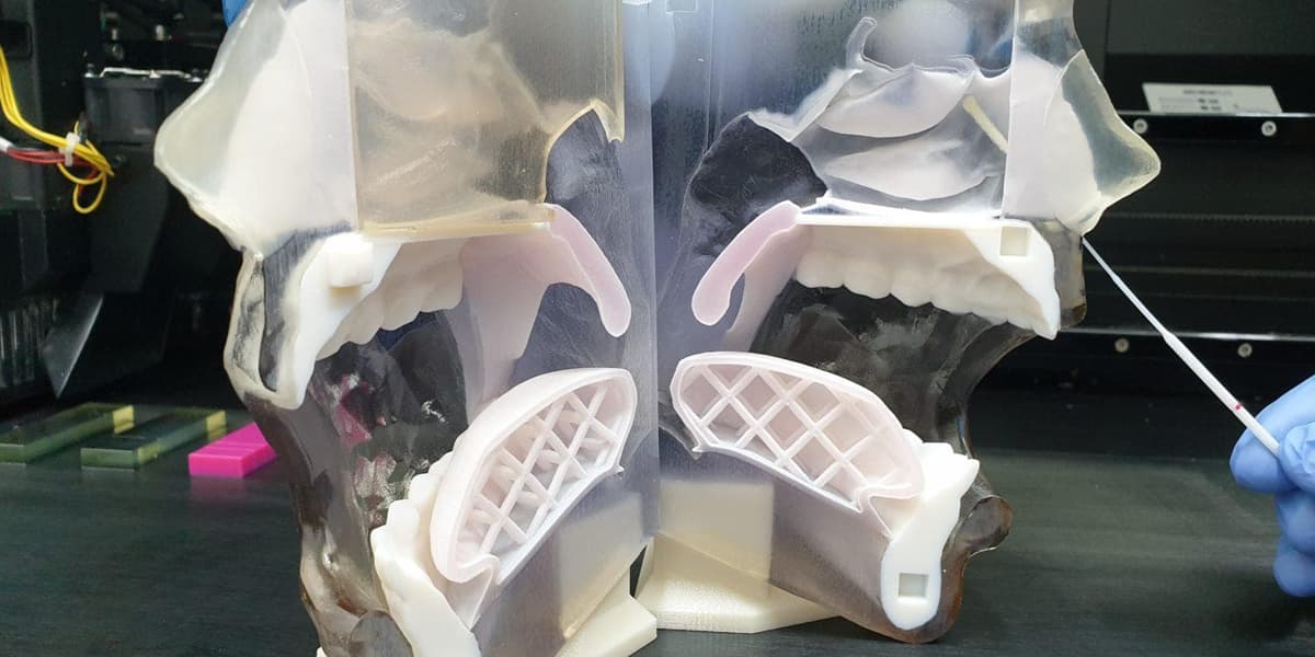 3D-Printed Medical Manikins Become Effective Training Aids for COVID-19 Swab Collection
