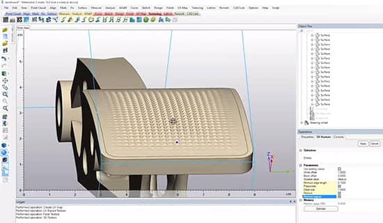 How to create a textured design in Materialise 3-matic
