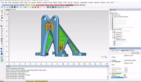FEA-Based Thickness in Materialise 3-matic