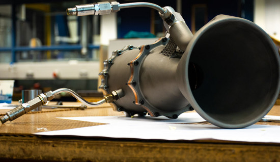 Inconel 3D-printed volute for a liquid-fueled rocket engine