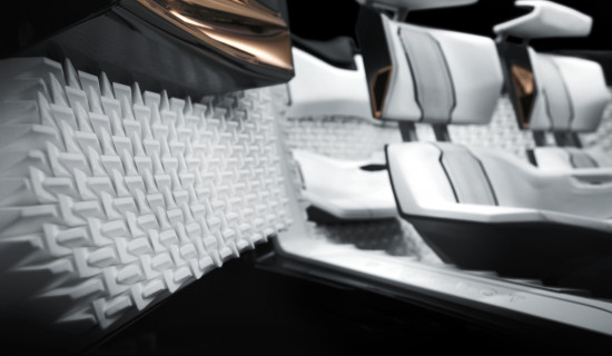 PEUGEOT FRACTAL acoustic interiors concept car