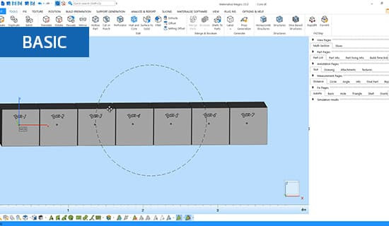 All about labelling tools in Materialise Magics