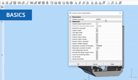 How to import files into Materialise Magics