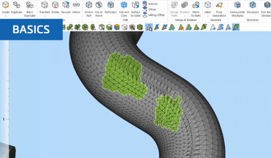 How to mark surfaces in Materialise Magics